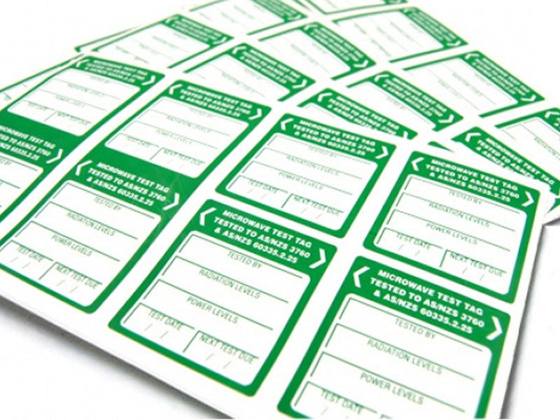 Microwave Leakage Labels