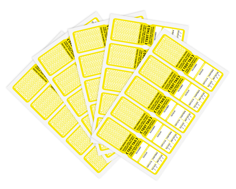 Industrial Test Tags