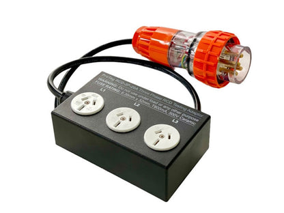 3-Phase RCD 32A Adaptor