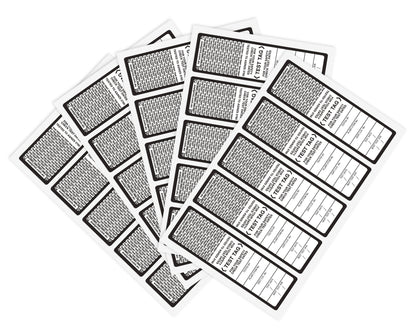 Light Duty Test Tags