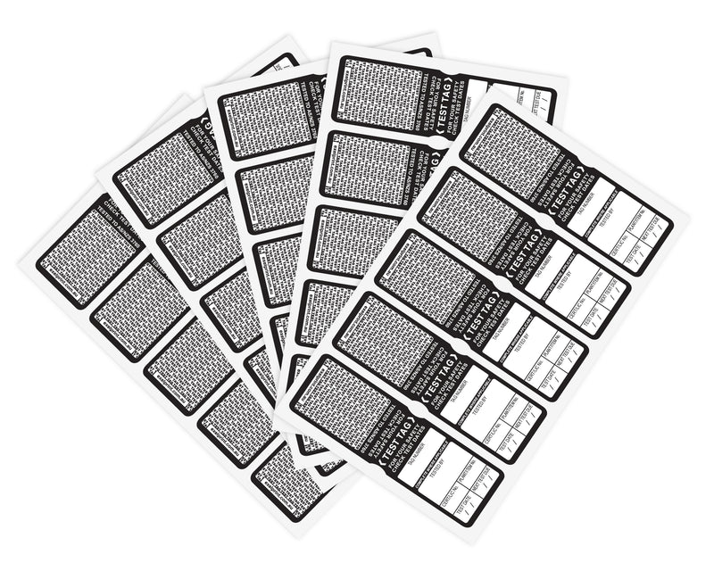 Industrial Test Tags