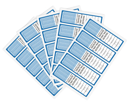 Light Duty Test Tags