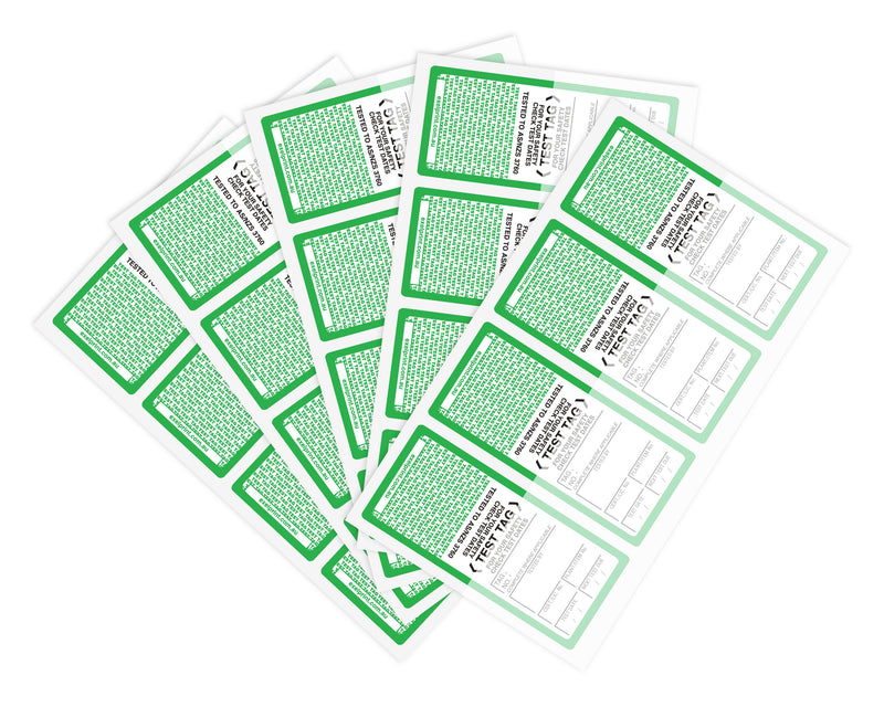 Heavy Duty Test Tags