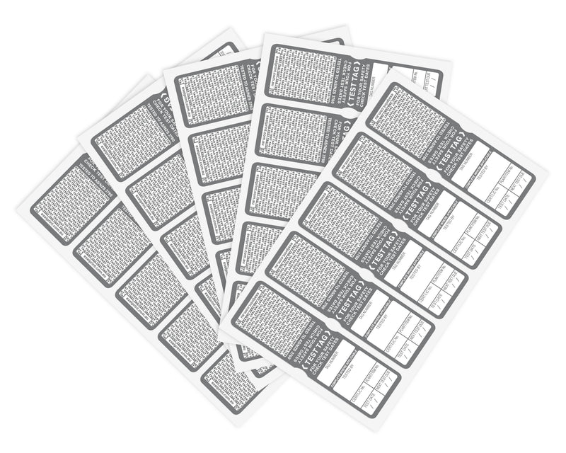 Industrial Test Tags