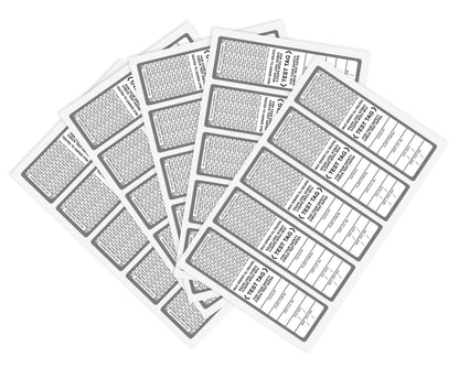 Light Duty Test Tags