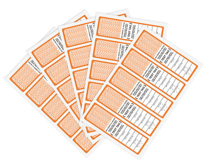 Light Duty Test Tags