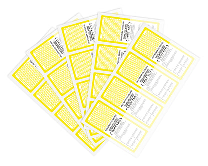 Heavy Duty Test Tags