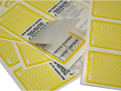 Yellow Heavy Duty Tags