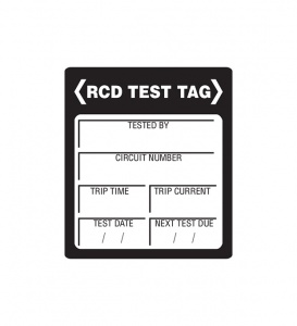 Large RCD Test Tags