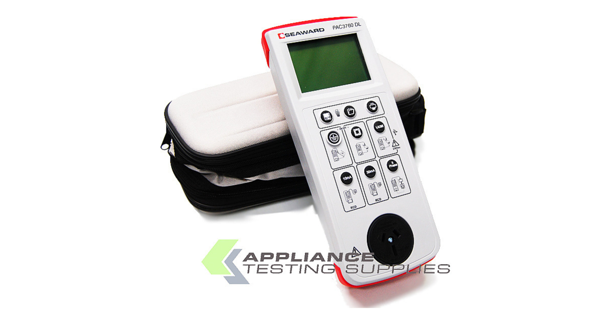 Seaward PAC3760 DL Review Appliance Testing Supplies
