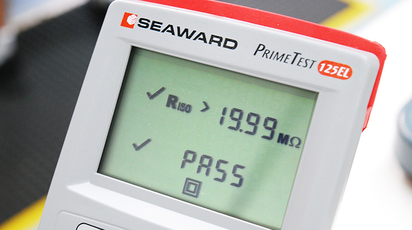 Seaward Primetest 125 EL - Test Readings